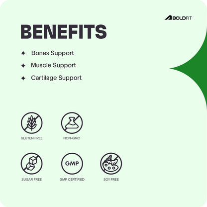 Boldfit Joint Support Tablets | Glucosamine Chondroitin MSM with Turmeric & Boswellia | Knee & Joint Pain Support Supplement | Cartilage, Bone & Mobility Health | 60 Tablets