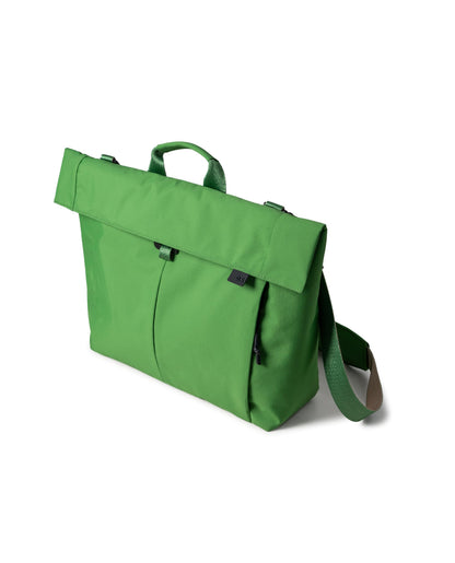 DailyObjects Pivot Messenger Bag (13L) for Men and Women|Fits 13/14" Laptop/Macbook Pro/Air|Lightweight|Water Resistant|Stylish Crossbody|Office/Daily Use/Travel|Multi Pocket|Adjustable Strap (Green)