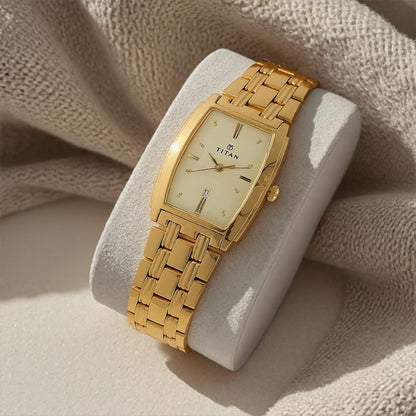 Titan Royal Analog Beige Dial Men's Watch -NM1163YM02 / NL1163YM02/NP1163YM02