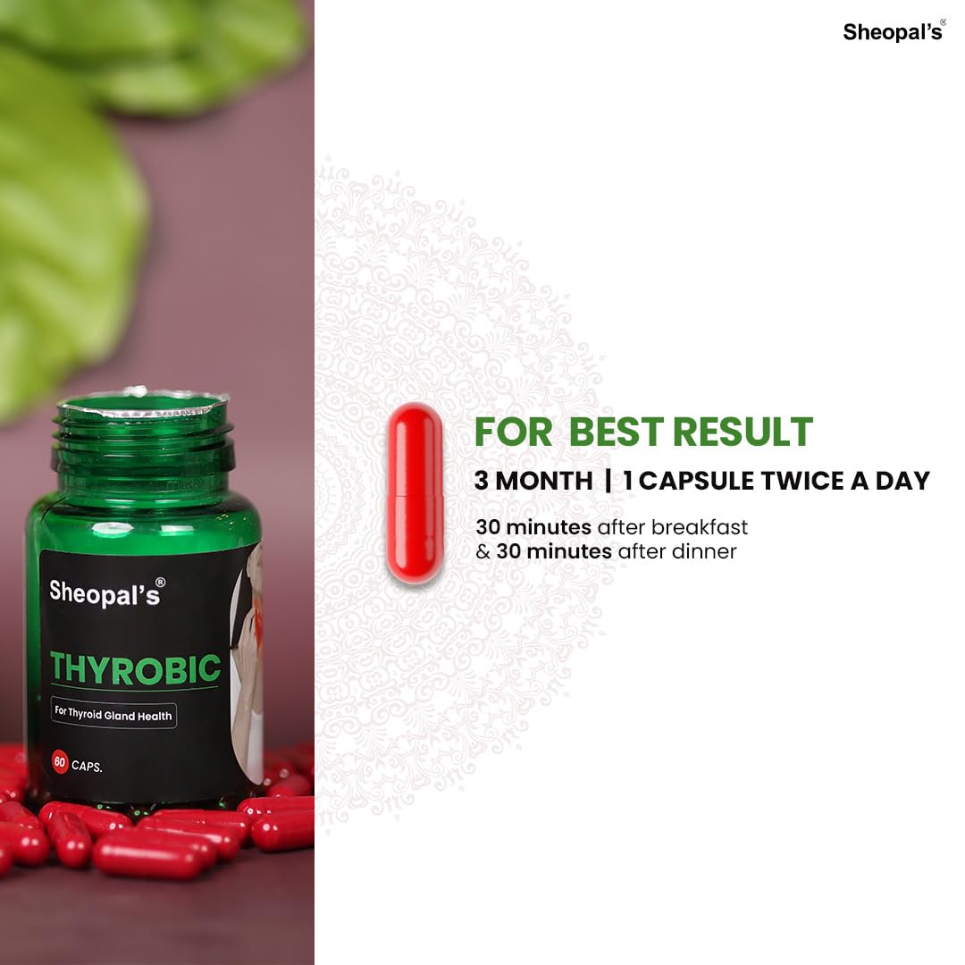 Sheopal's Thyrobic Ayurvedic Capsule Supplement – Rapid Action Formula- image 3