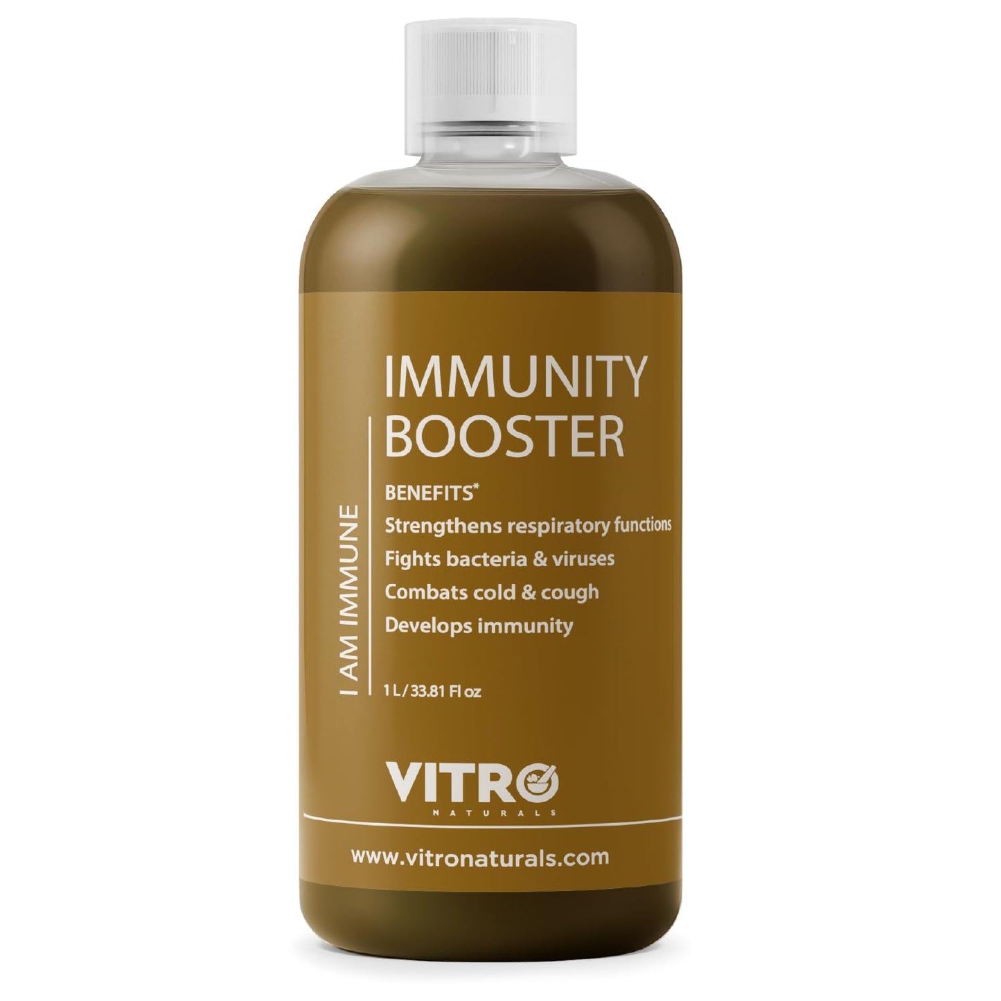 Vitro immunity booster juice 1Ltr Neem Grown Giloy Tulsi Juice with 4-in-1 Immuno- Enhancing benefits | Handpicked Fresh Tulsi and Neem grown Giloy| NIB rich for all-round Immunity