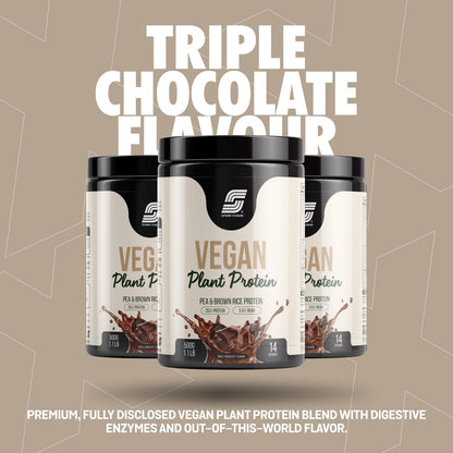 Sparkfusion Vegan Plant Protein Powder|Organic Isolated Pea & Brown Ric- image 6