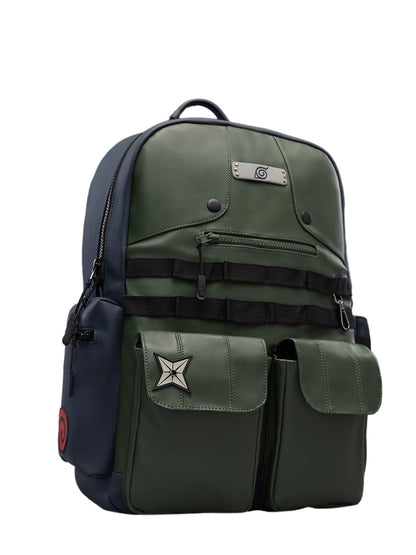 The Souled Store Naruto: Kakashi Pack Backpacks | Official Naruto Shippuden Merchandise | Premium Water-Resistant Laptop Bag with Copy Ninja Graphic | Durable Urban Travel Rucksack for Men & Women