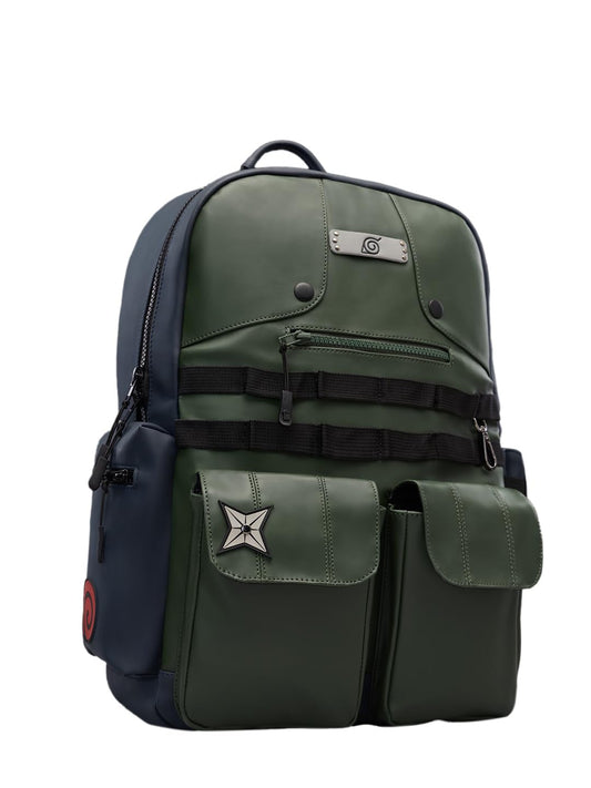 The Souled Store Naruto: Kakashi Pack Backpacks | Official Naruto Shippuden Merchandise | Premium Water-Resistant Laptop Bag with Copy Ninja Graphic | Durable Urban Travel Rucksack for Men & Women