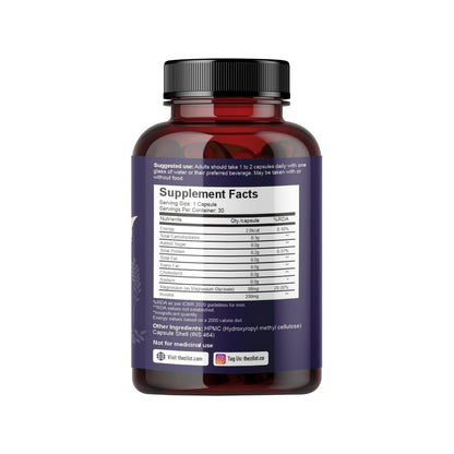 Ziist MG+ INOSITOL Magnesium Glycinate | Inositol Dietary Supplement | 90 Capsules