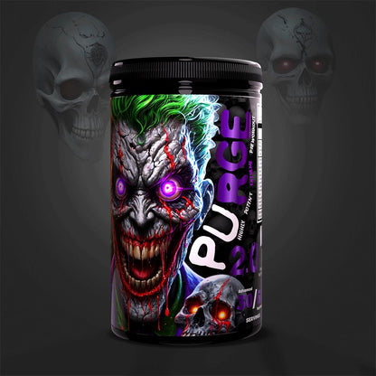 Purge 2.0 – Best Pre-Workout Powder for Men | Extreme Energy | No Jitter, No Crash | 6000mg Citrulline Malate, 4000mg Beta-Alanine, 300mg Caffeine | 450g | Rocket Pop