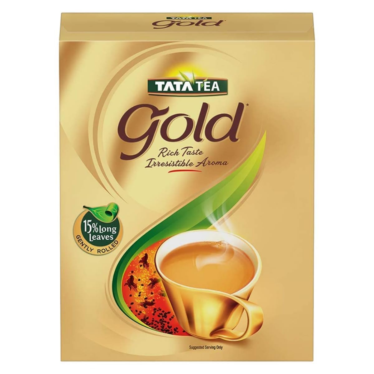 Tata Tea Gold | Assam teas with Gently Rolled Aromatic Long Leaves | Rich & Aromatic Chai | Black Tea | 500gram|Loose Leaves