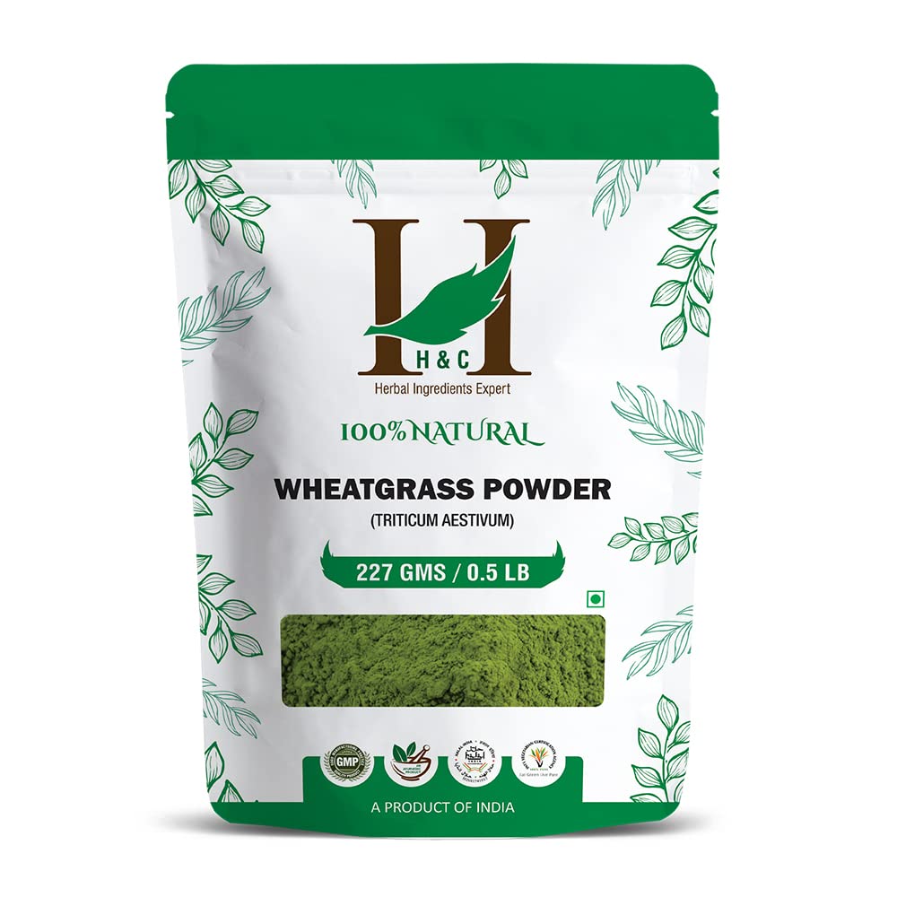 H&C Herbal Ingredients Expert Natural Wheat grass Powder | Ayurvedic Nutrition a