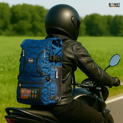 MONKEY TROOPERS Stormy Travel Backpack Bag for Man & Women, 25L