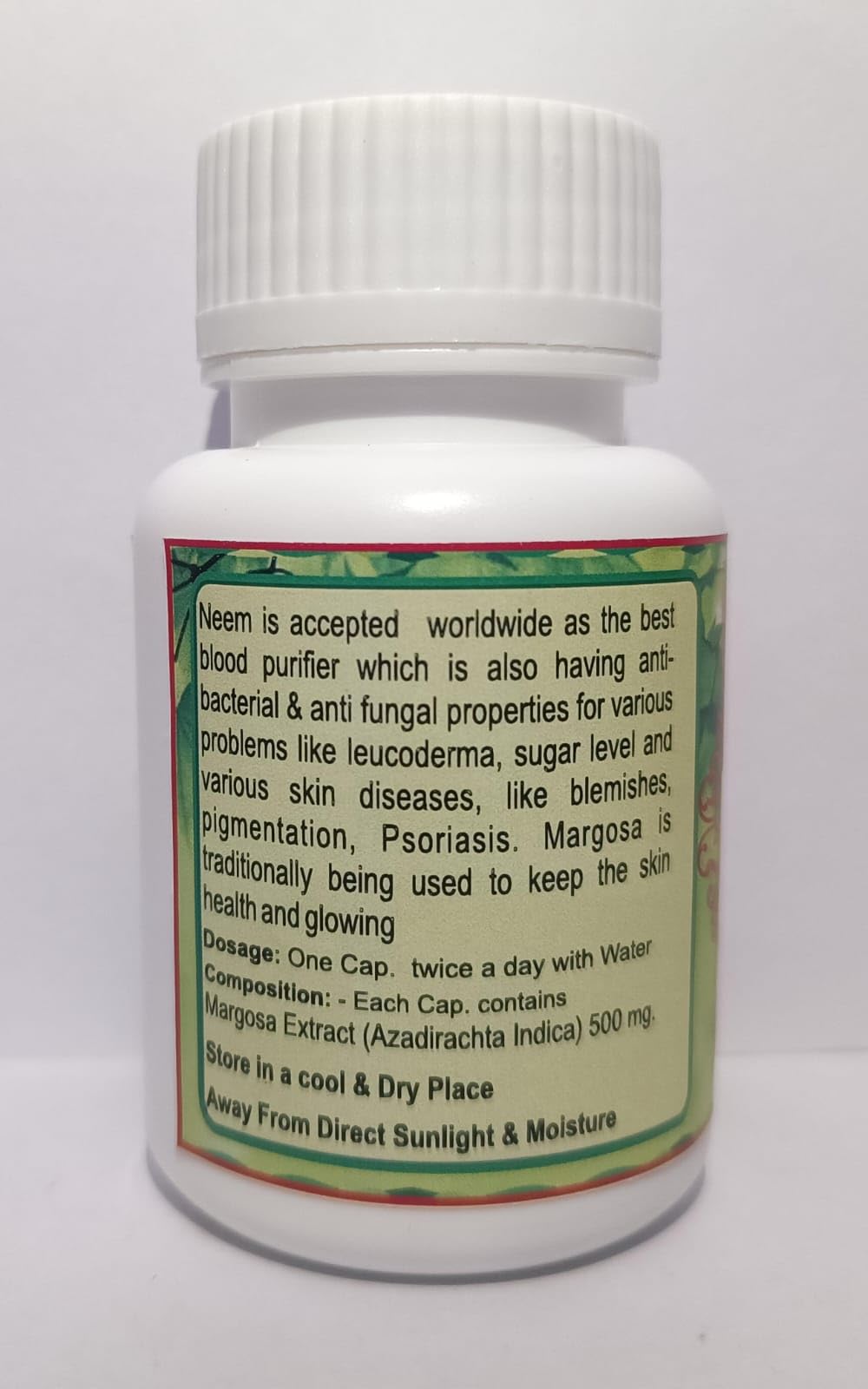 Naveenya Kaya Healthcare Neem Capsule Herbal Supplement Natural Extract