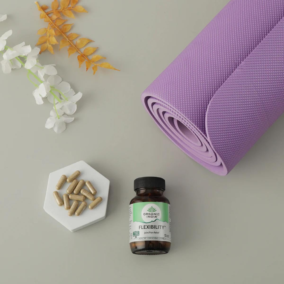 Organic India Flexibility -Pack Of 60 Capsules- image 3