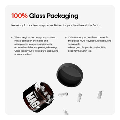 YourHappyLife Magnesium 5X Pro - 60 Capsules | Advanced Time-Release Magnesium Supplement with 5 Forms of Magnesium with Vitamin D3, K2 & Zinc for Sleep, Recovery & Stress Relief Pack of 1