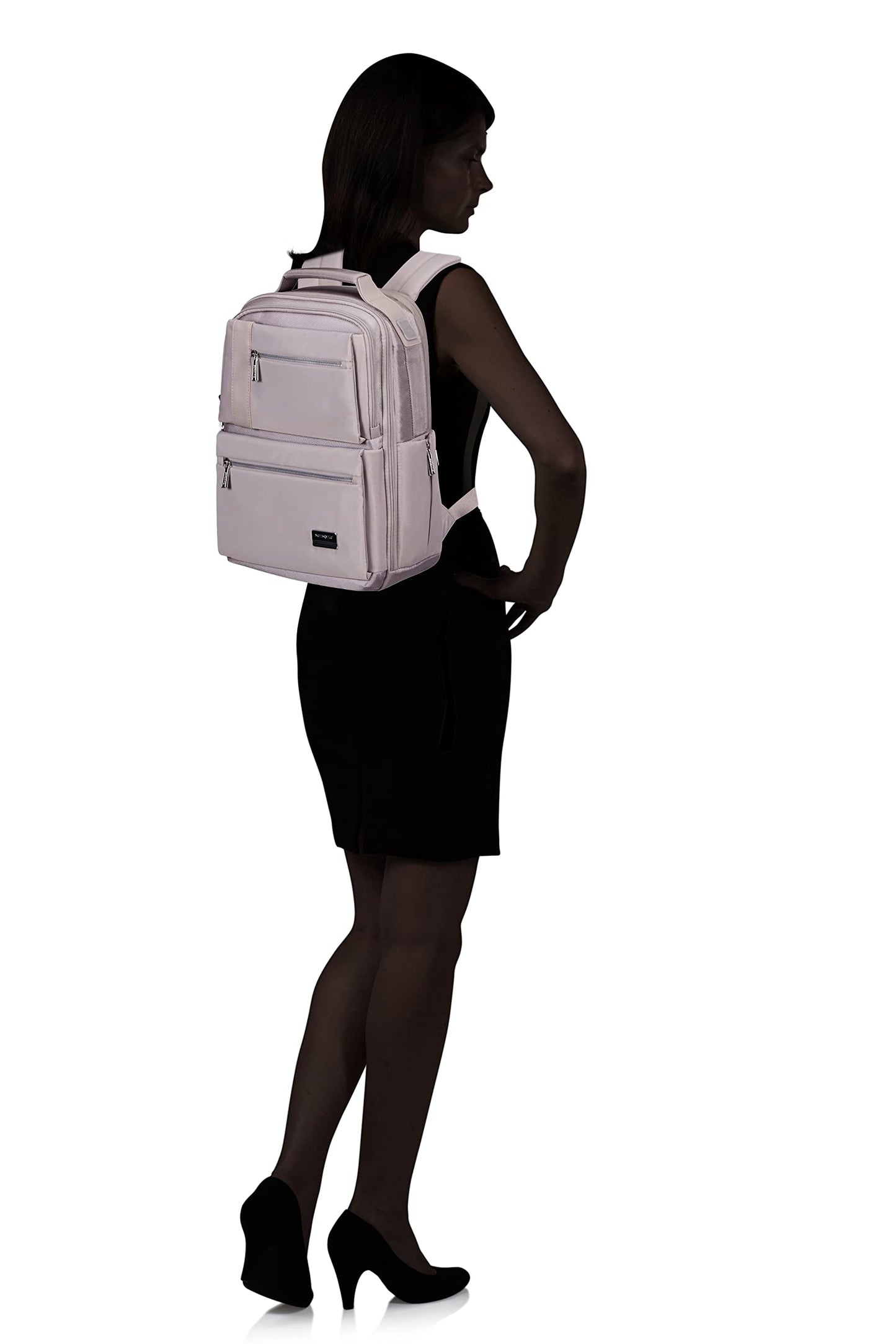 Samsonite Openroad Chic2.0 14.1 inch Laptop Compatibility Nylon Womens Backpack for Office in Lilac