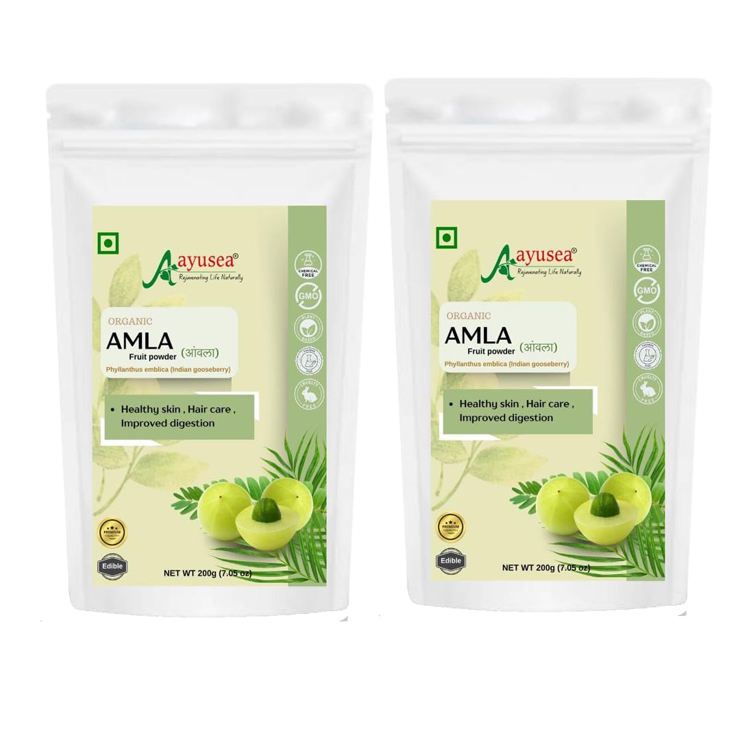 AYUSEA® Pure Amla powder, Pack of 2, 200g