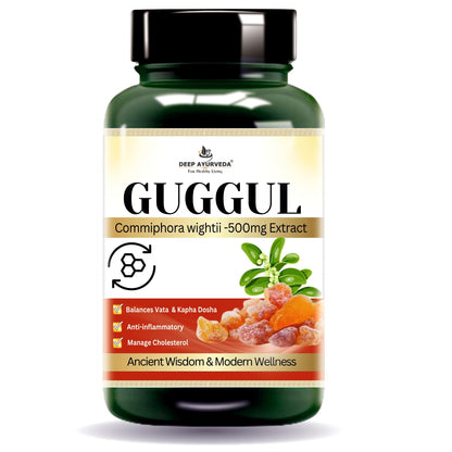 Deep Ayurveda Guggal Vegan Capsules