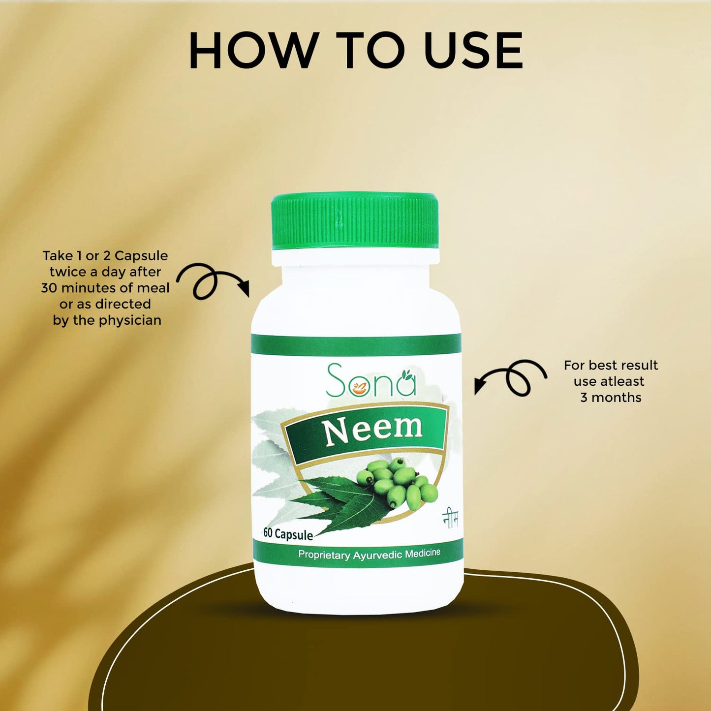 SONA HEALTH CARE NEEM EXTRACT CAPSULSES (PACK OF 2)