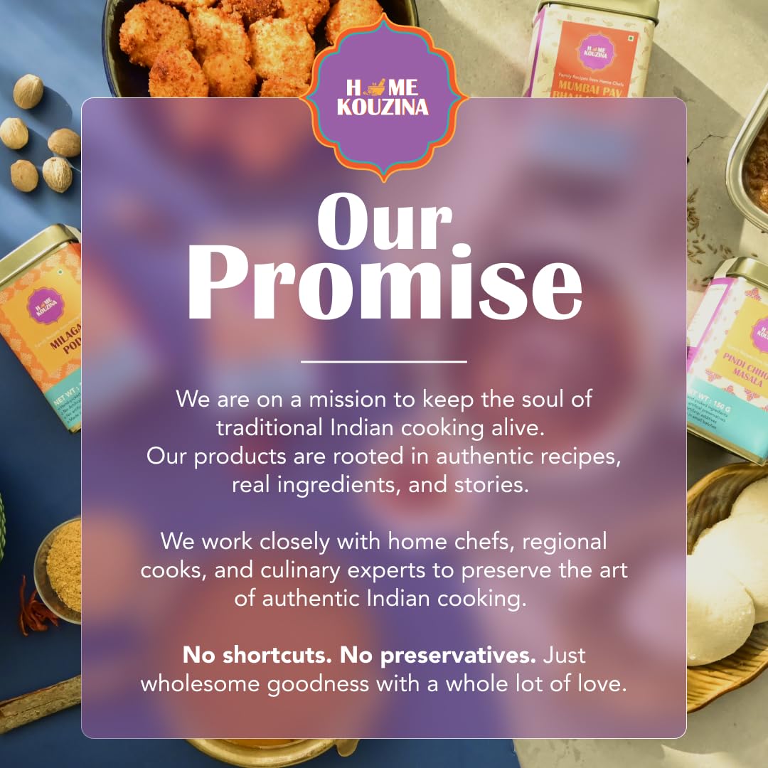 Home Kouzina Hyderabadi Biryani Masala - 150g| for Authentic Hyderabadi Veg, Mutton, Chicken Biryani | No Artificial Additives | Made in Small Batches | 100% Natural Ingredients| Traditional Recipe