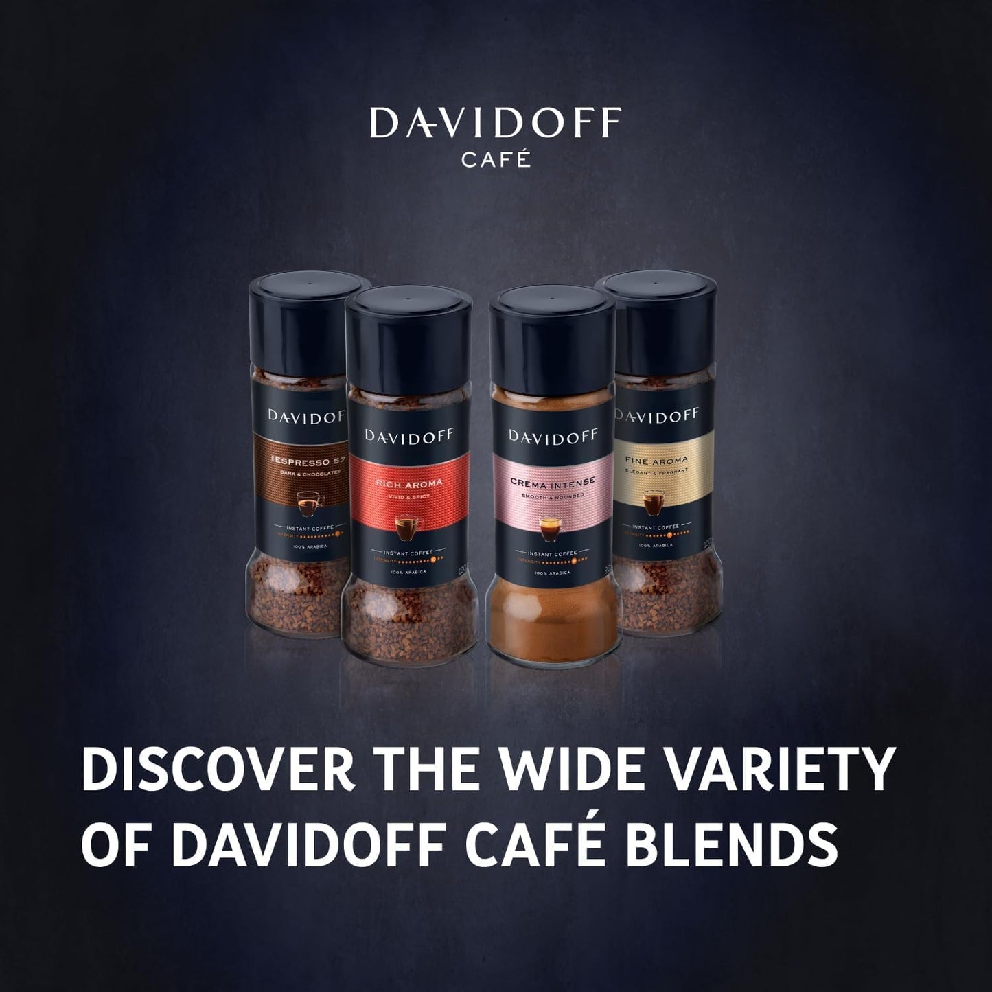 Davidoff espresso 57 Dark & Chocolatey Instant Coffee, 100% Arabica 100g (From Germany)