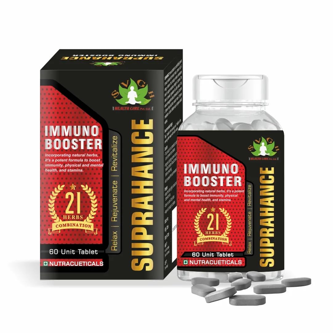 SVGH Health Care Suprahance Immuno Booster, Boost Overall Health – with Natural Ingredients, 60 Capsules
