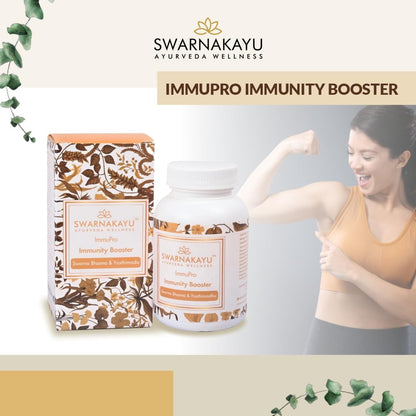 Swarnakayu 24k Gold Bhasma Immunity Booster, India's Exclusive Ayurvedic Wellness Product, Helps Boost Body's Natural Defence Mechanisms, Stamina, Strength, 100% Ayurvedic Ingredients - 30 tablets