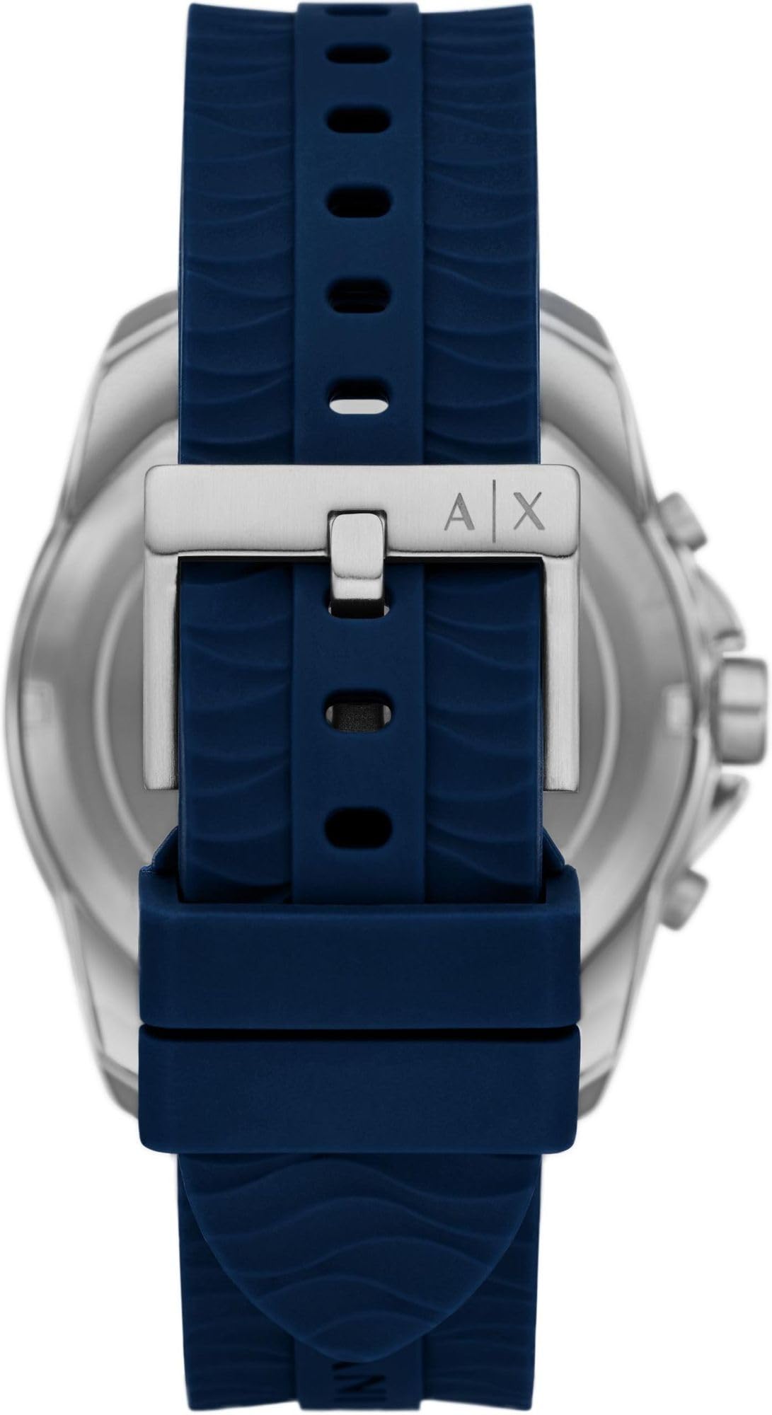 Armani Exchange Men's Quartz Analog Watch with Stainless Steel Strap AX7151SET, Blue and Grey, talla única, Classic