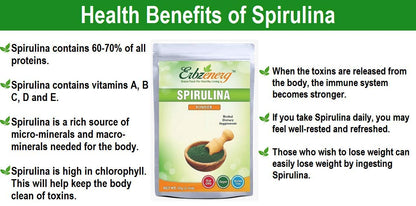 ERBZENERG® Organic Spirulina Powder 100g | Pack of 2