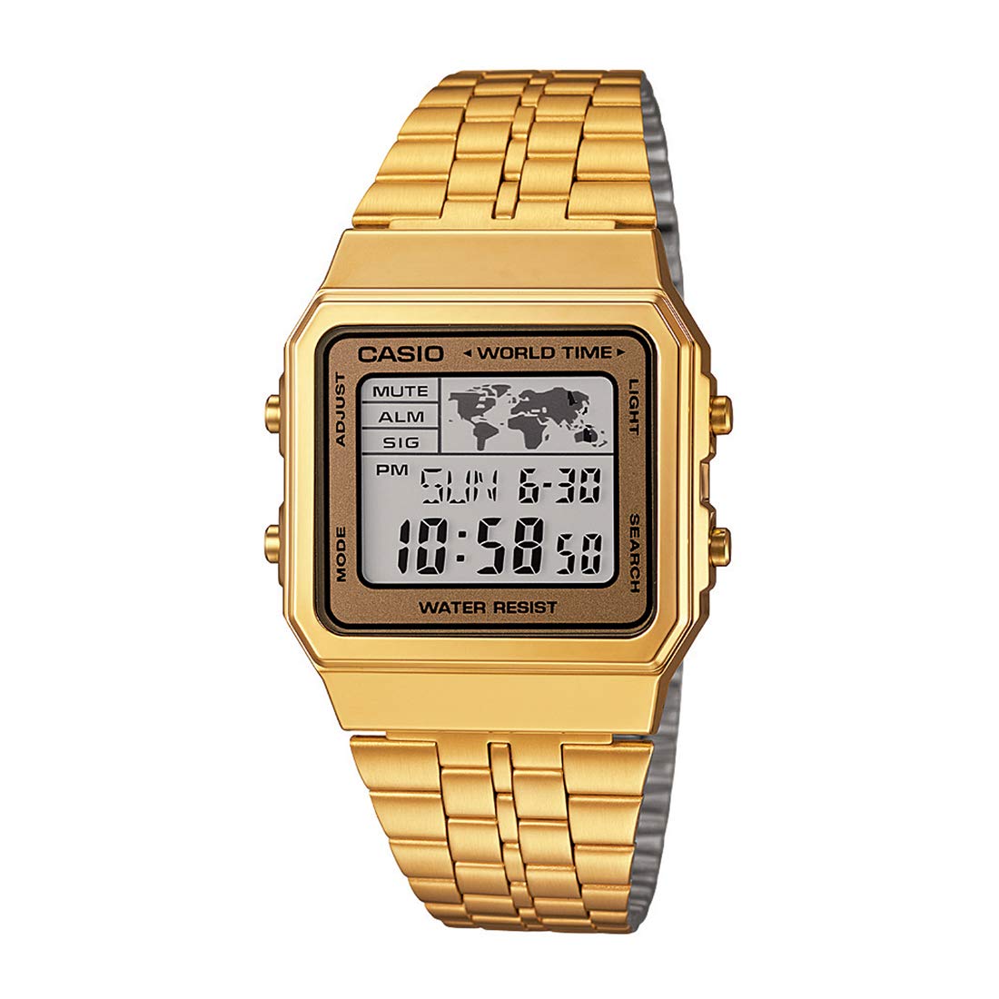 Casio Vintage Series Digital Gold Dial Unisex Watch - A500WGA-9DF(D134)