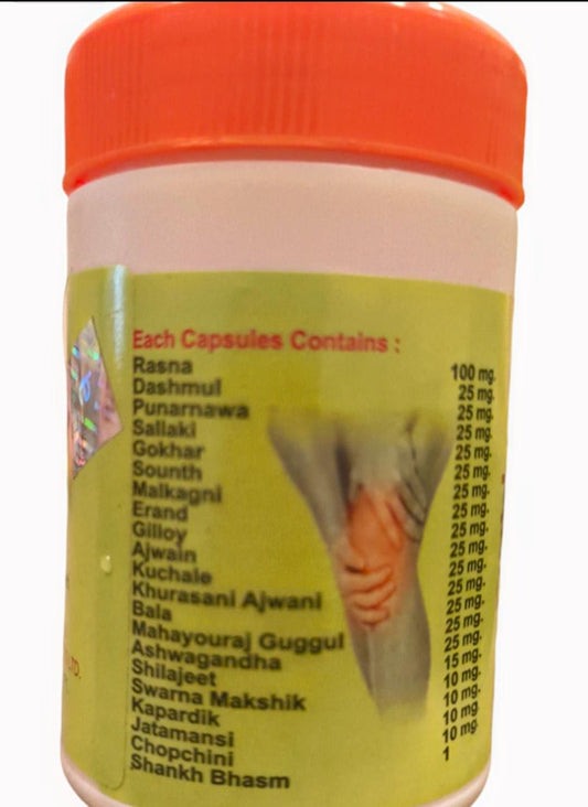 Rheumagic Gold Joint Pain Relief Capsule, Herbal Ayurvedic Formula for Arthritis, Sciatica and Gout, 30 Capsules, Pack of 4