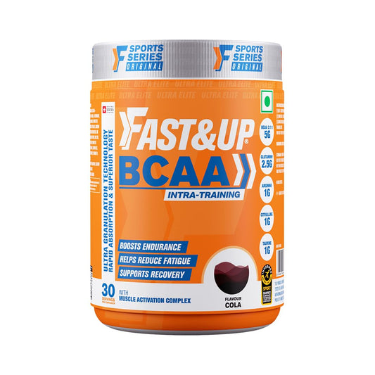 Fast&Up BCAA Advanced - 450 Gms, 30 Servings, (Cola Flavour)