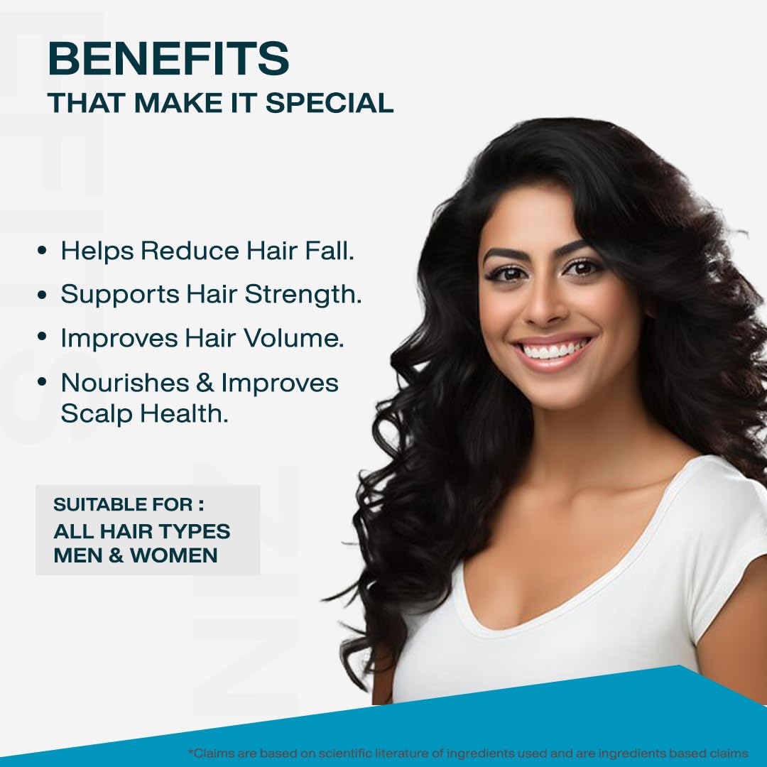 MyFiFuel Hair Vitamins with DHT blocker (120 tablets) (36 Vitamins, Mineral & Herbs) For Hair Re-Growth & Hairfall Control