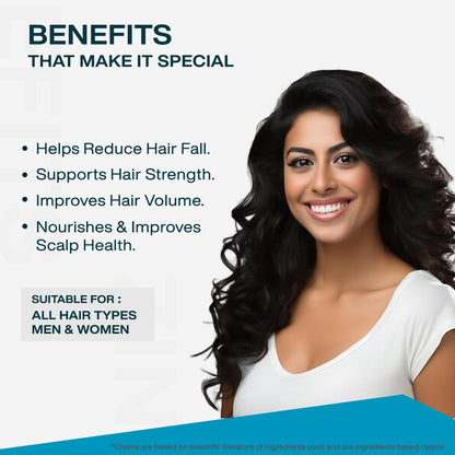 MyFiFuel Hair Vitamins with DHT blocker (120 tablets) (36 Vitamins, Mineral & Herbs) For Hair Re-Growth & Hairfall Control