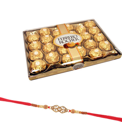 SFU E Com Ferrero Rocher Chocolate 24 Pieces with Rakhi