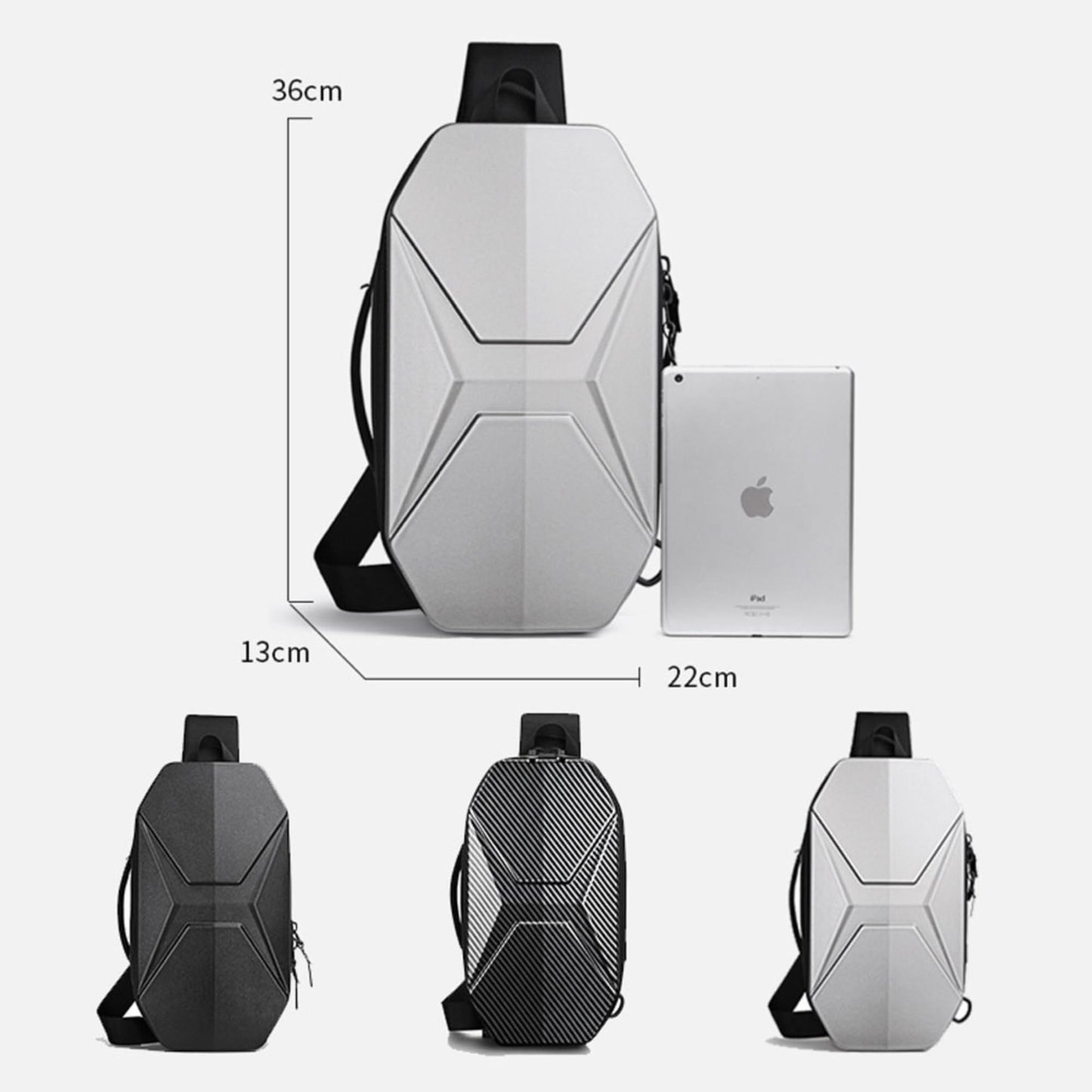 OZUKO ECO Vista Gear Range Black Soft One Size Backpack