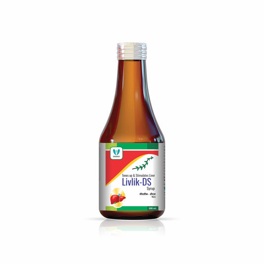 Varah Healthcare - Livlik DS Syrup | Ayurvedic Liver Detox and Digestive Support | Immune System Boost | Antioxidant Protection | 200ml