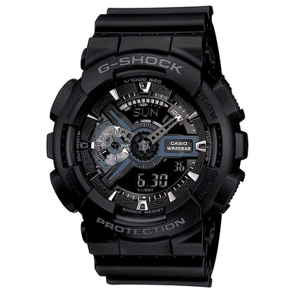 Casio G-Shock GA-110-1BDR Black Analog-Digital Dial Black Resin Strap Men's Watch Shock and 200M Water Resistant G317