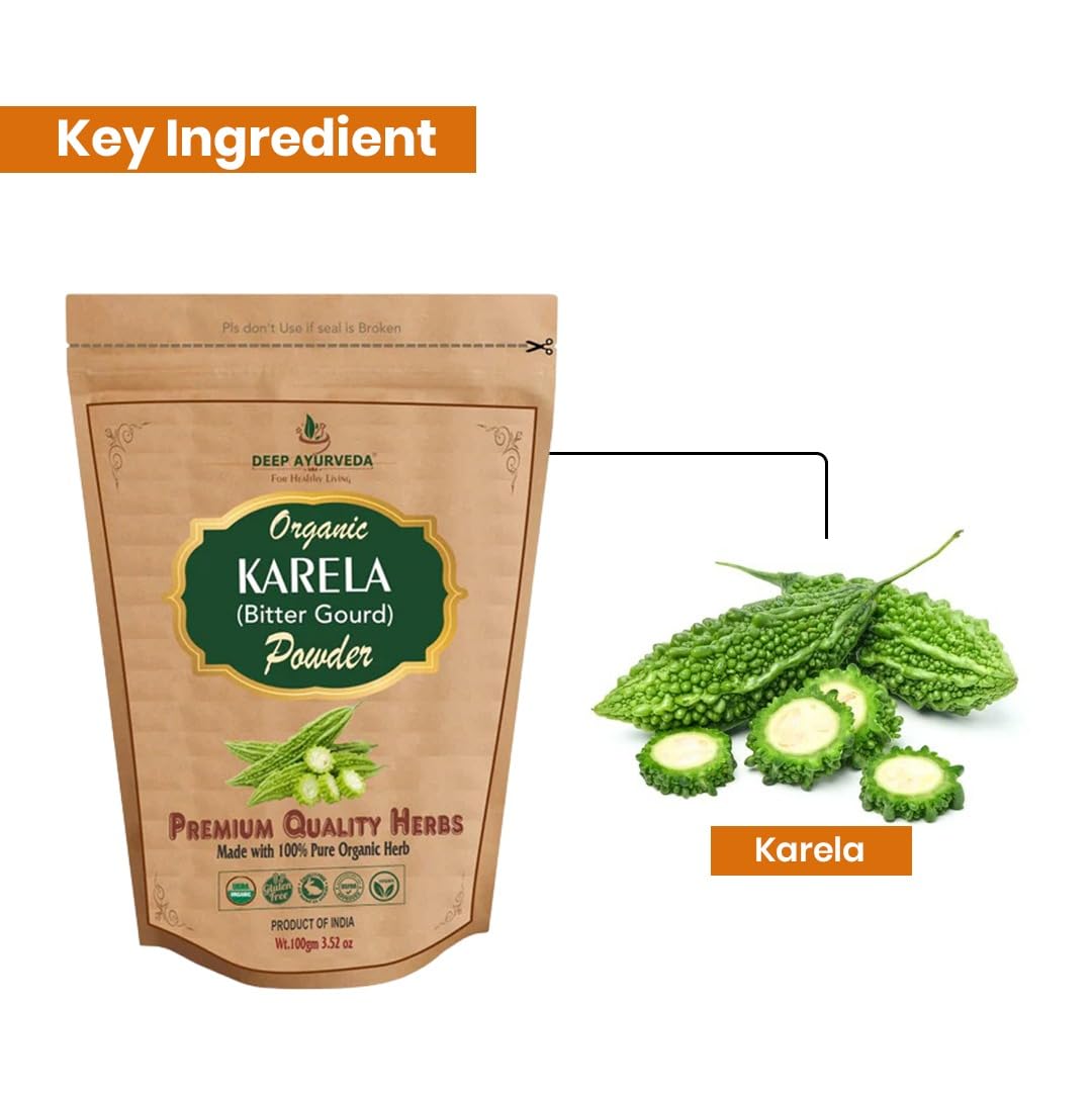 Organic Karela Powder (Bitter Gourd) – Vegan
