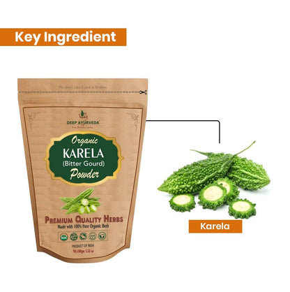 Organic Karela Powder (Bitter Gourd) – Vegan