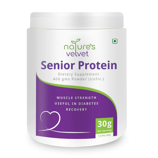 nature's velvet Senior Protein An Essential Energy and Strength Drink for Senior