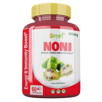 Divya Shree Noni Capsule For Body Detoxifier, Immunity Booster, Joint Pain Relief, Strengthens the Muscle