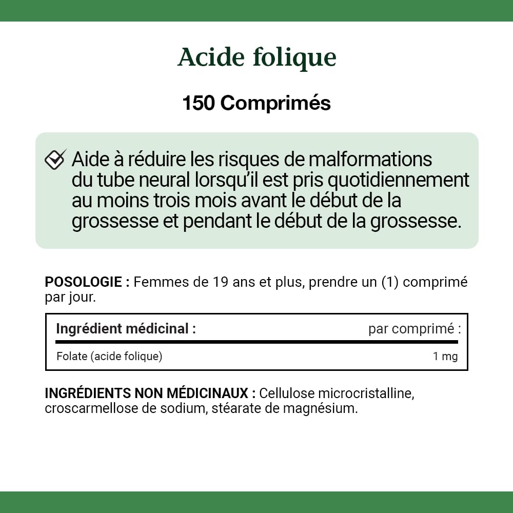 Nature'S Bounty Folic Acid 1Mg 150Tb