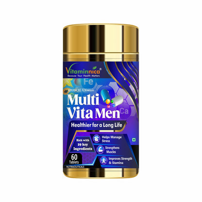 Vitaminnica Multi Vita Men + Spirulina Combo – 120 Capsules