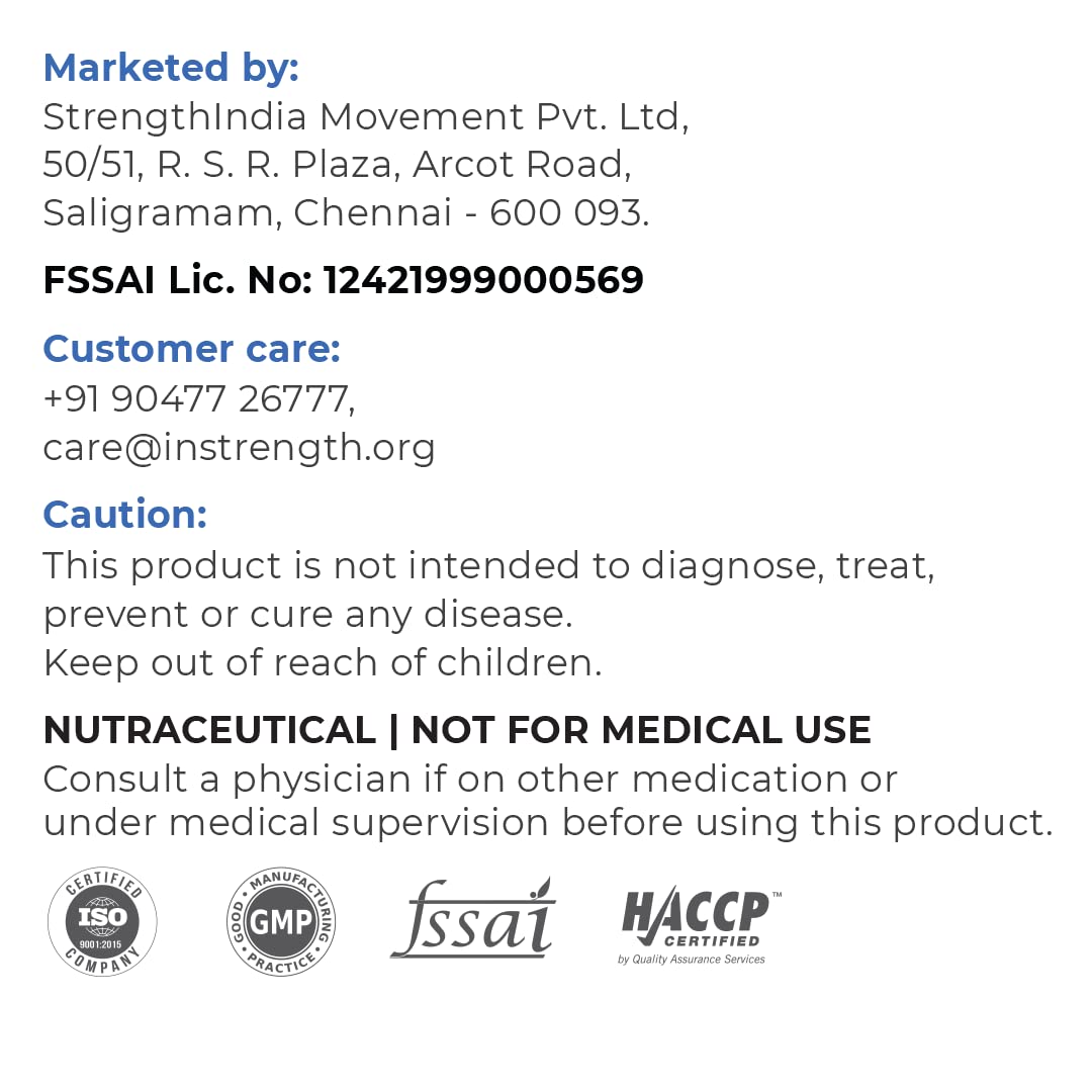 InStrength Men's Multivitamins - Support Strong Muscles, Immunity, Energy, Boost Vitality, Immune System, Stamina - 10% Offer