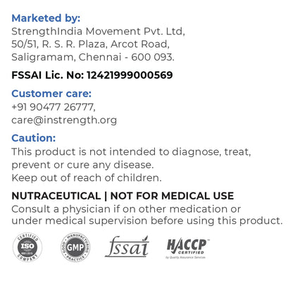 InStrength Men's Multivitamins - Support Strong Muscles, Immunity, Energy, Boost Vitality, Immune System, Stamina - 10% Offer