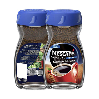 Nescafe Original Ground Decaff, Double Filter Coffee Glass Bottle, 200 Gm