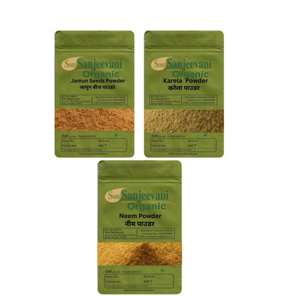 Som Sanjeevani Organic health care combo Powder- Jamun Seeds – 300g