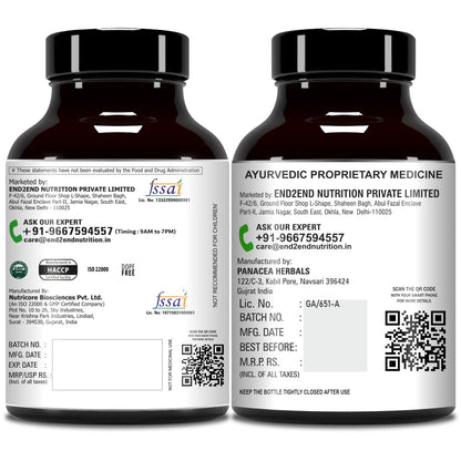 End2End Nutrition Testo-10X and PerformX Natural Testosterone Booster Supplement for Men with Shilajit, Tribulus, Ashwagandha, Safed Musli | Strength, Stamina and Performance (Combo Pack) - 30x2 N