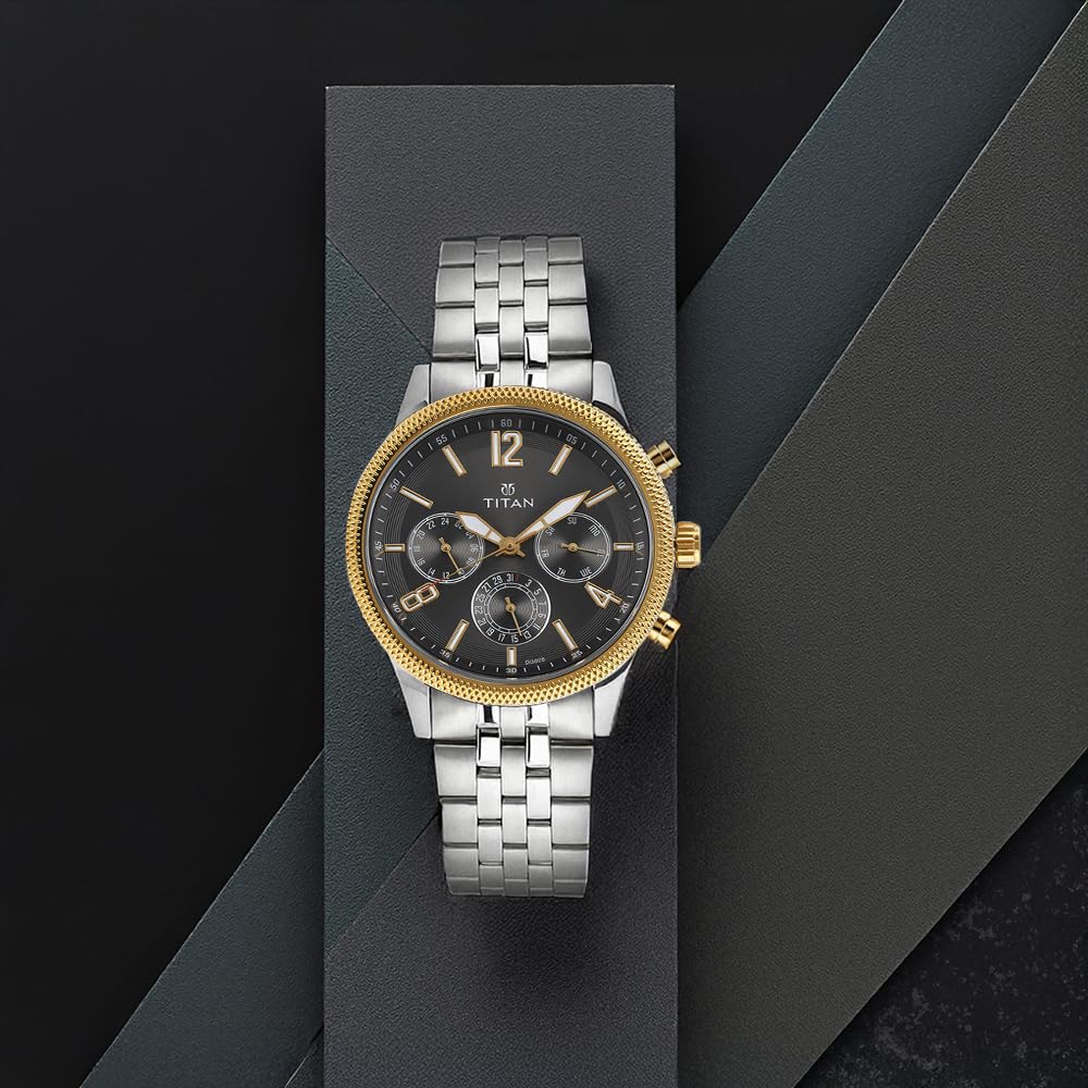 Titan Neo Analog Grey Dial Men's Watch-NM1734BM01 / NL1734BM01/NP1734BM01
