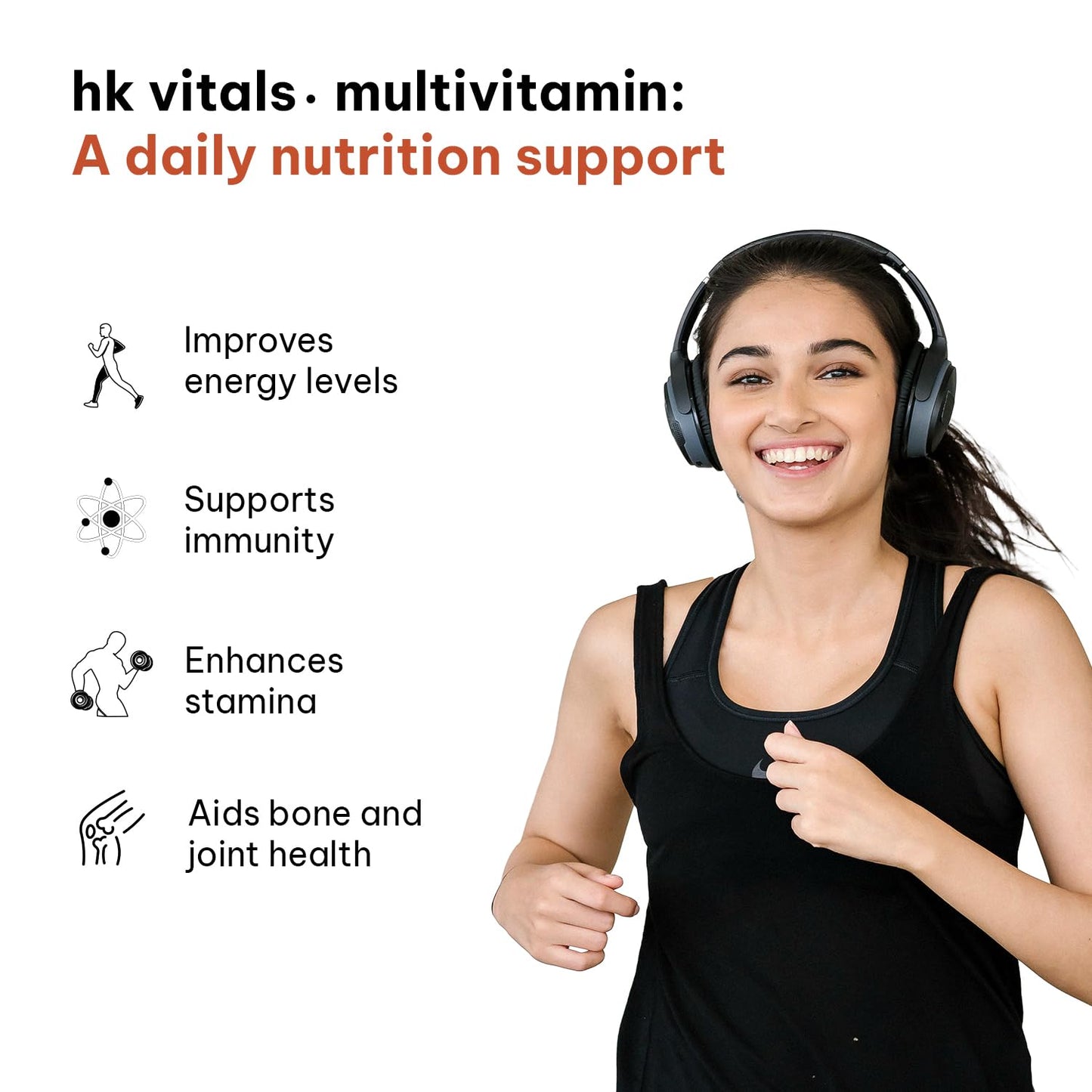 hk vitals 100% Magnesium Glycinate (1880mg) 120 Tablets | For Better Sleep Quality & Muscle Recovery with Multivitamin (60 Tablets)