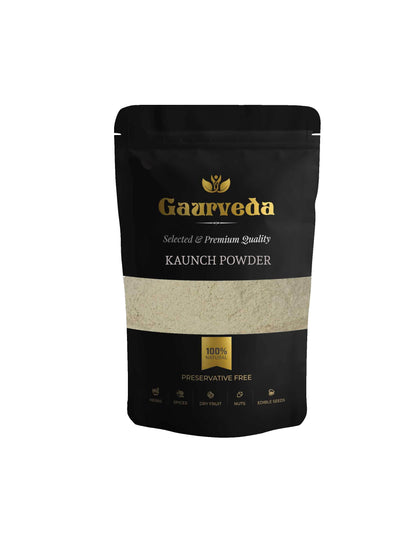 Gaurveda Kaunch White Powder, Kaunch Beej Safed Powder, Cowhage, Mucuna Pruriens