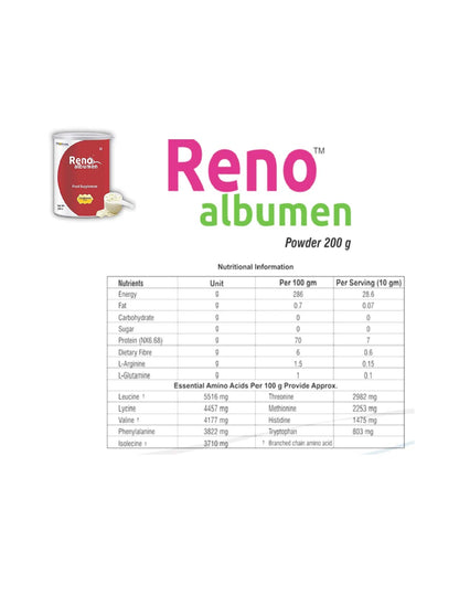 Proindia Health Care Renoalbumen 200 Grams